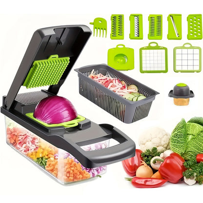 15pcs Upgraded Vegetable Chopper Set