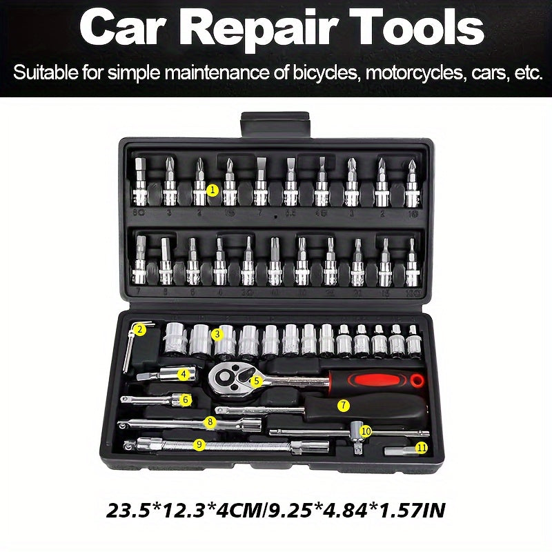 Premium Car Repair Tools Set - Portable Maintenance Kit