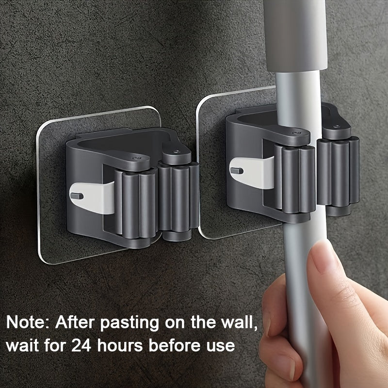 Wall-Mounted Broom Holder Hook 5pcs Set