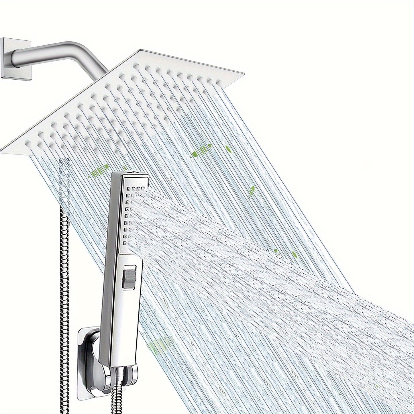 Luxury High Pressure Shower Head Combo Set