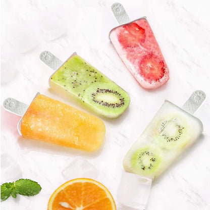 6-Piece BPA-Free Silicone Popsicle Molds