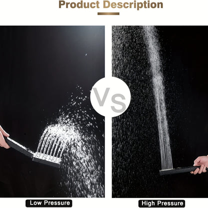 Luxury High Pressure Shower Head Combo Set